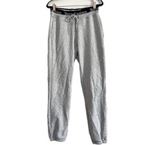 Juicy Couture Grey Sweatpants With Logo Printed Waistband Women's Size Medium