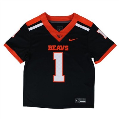Nike Oregon State Beavers Youth Untouchable Football Jersey - #1 - Black