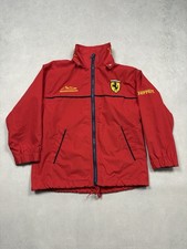 Vintage 1999 Ferrari Michael Schumacher Formula 1 Racing Jacket Y2K Red XS 90s
