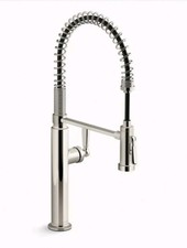 NEW Kohler Edalyn 28360-SN Pre-Rinse Pro Spray Kitchen Faucet Polished Nickel