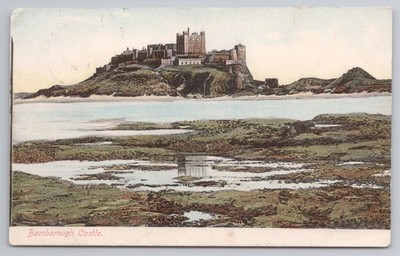 Bamborough Castle Northumberland 1904 Auty Series Edwardian Topography