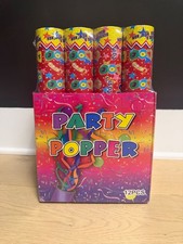 Confetti Cannon Large Party Poppers Blaster 12 Pack 