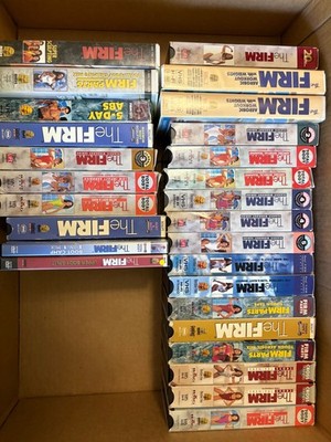 vhs tapes, classic workout series, almost entire collection!