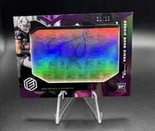 2021 Panini Elements Simi Fehoko Rookie Neon Signs Auto /25 Cowboys