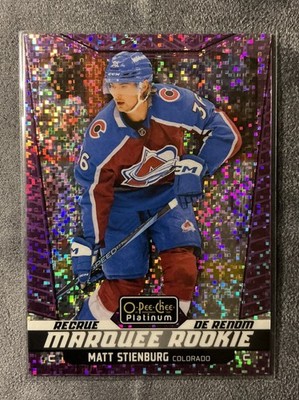 2024-25 O-Pee-Chee OPC Platinum Matt Stienburg RC Violet Pixels /299 #288