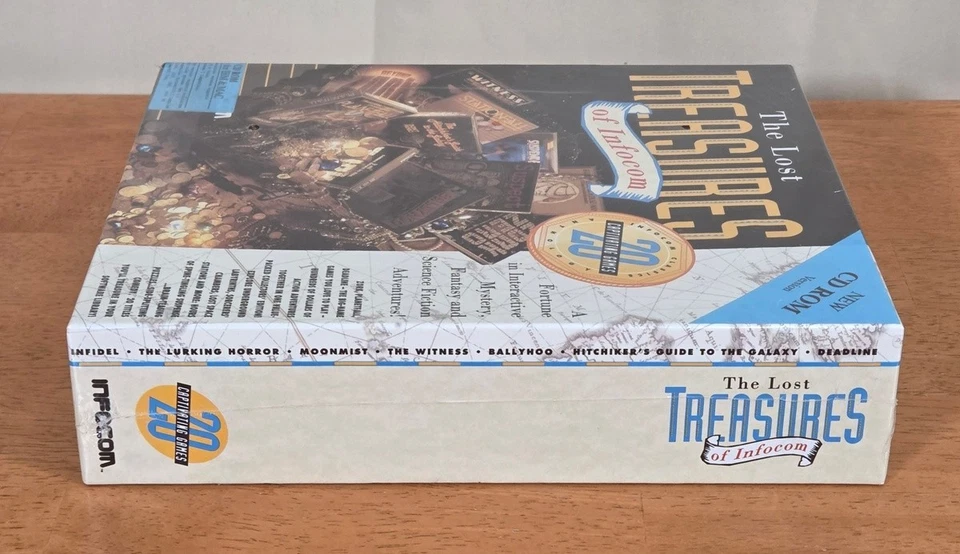 New Sealed Lost Treasures of Infocom CD ROM Apple MAC IBM PC Big Box Game 1991 - Image 3 of 4