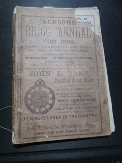 1888 Jacksons' Brigg Annual (Almanack) adverts (Lincolnshire)