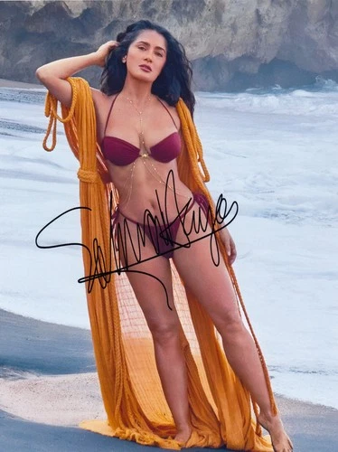 Salma Hayek  Signed Auto 8 x 10  Photograph