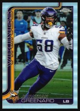 2025 Topps Chrome Jonathan Greenard Refractor #197 Minnesota Vikings