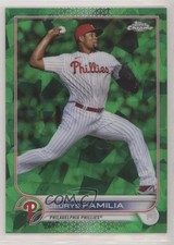 2022 Topps Chrome Update Sapphire Edition Green 8/75 Jeurys Familia #US116 7m3