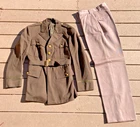 WW2 US Army Military Officer Pinks & Greens Uniform Set Trousers & Blouse