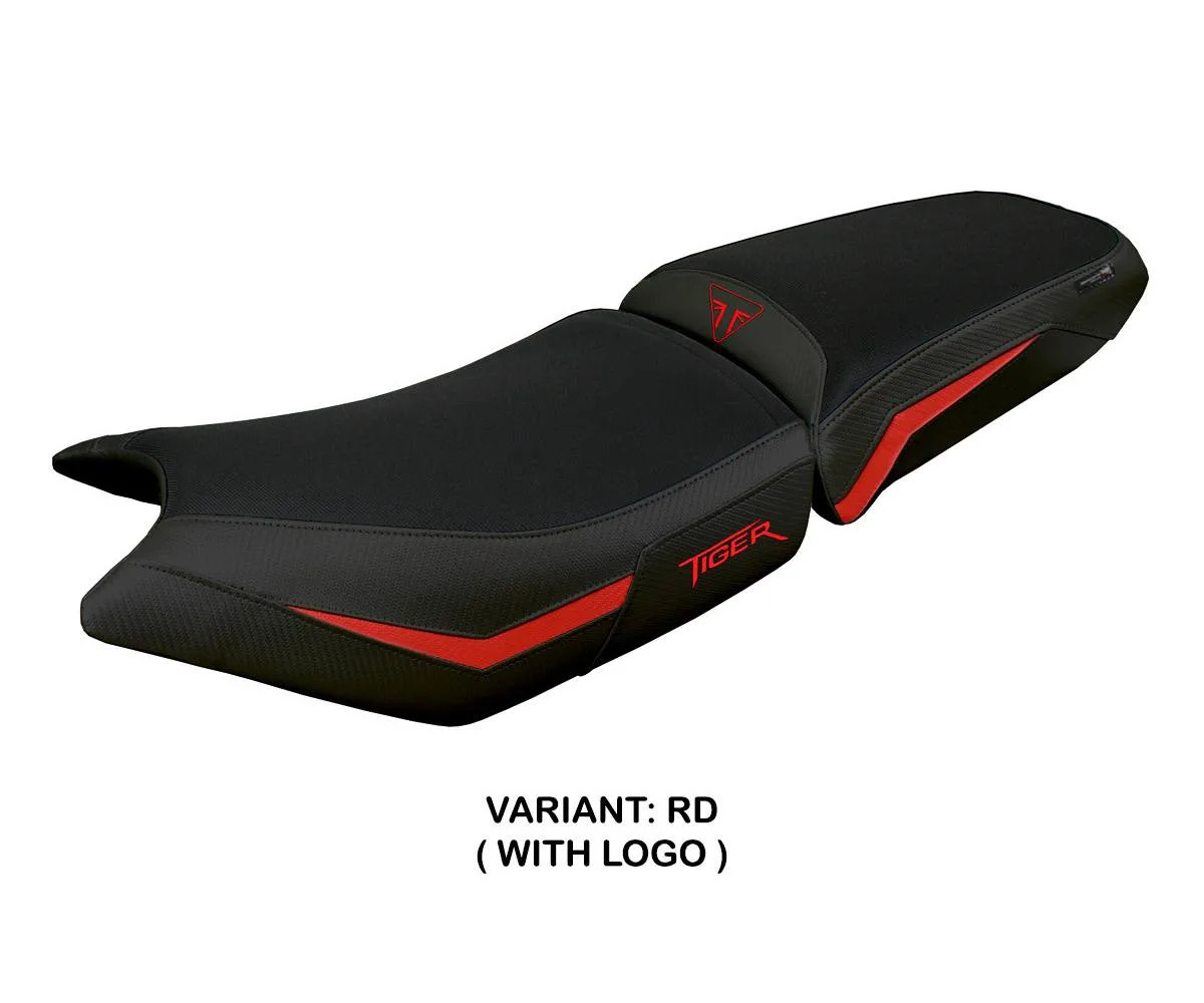 Seat cover Hatten Red RD + logo Tpz compatible TRIUMPH TIGER 900 2024 2026