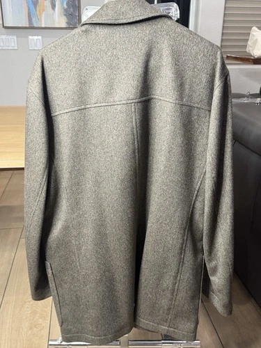 Ermenegildo Zegna Men’s Gray 100% Cashmere Sport Coat EU 52 Lined Pockets image 7