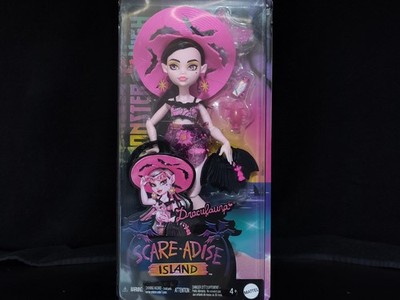 Mattel Monster High Draculaura Scare-Adise Island Fashion Doll 10in HRP66