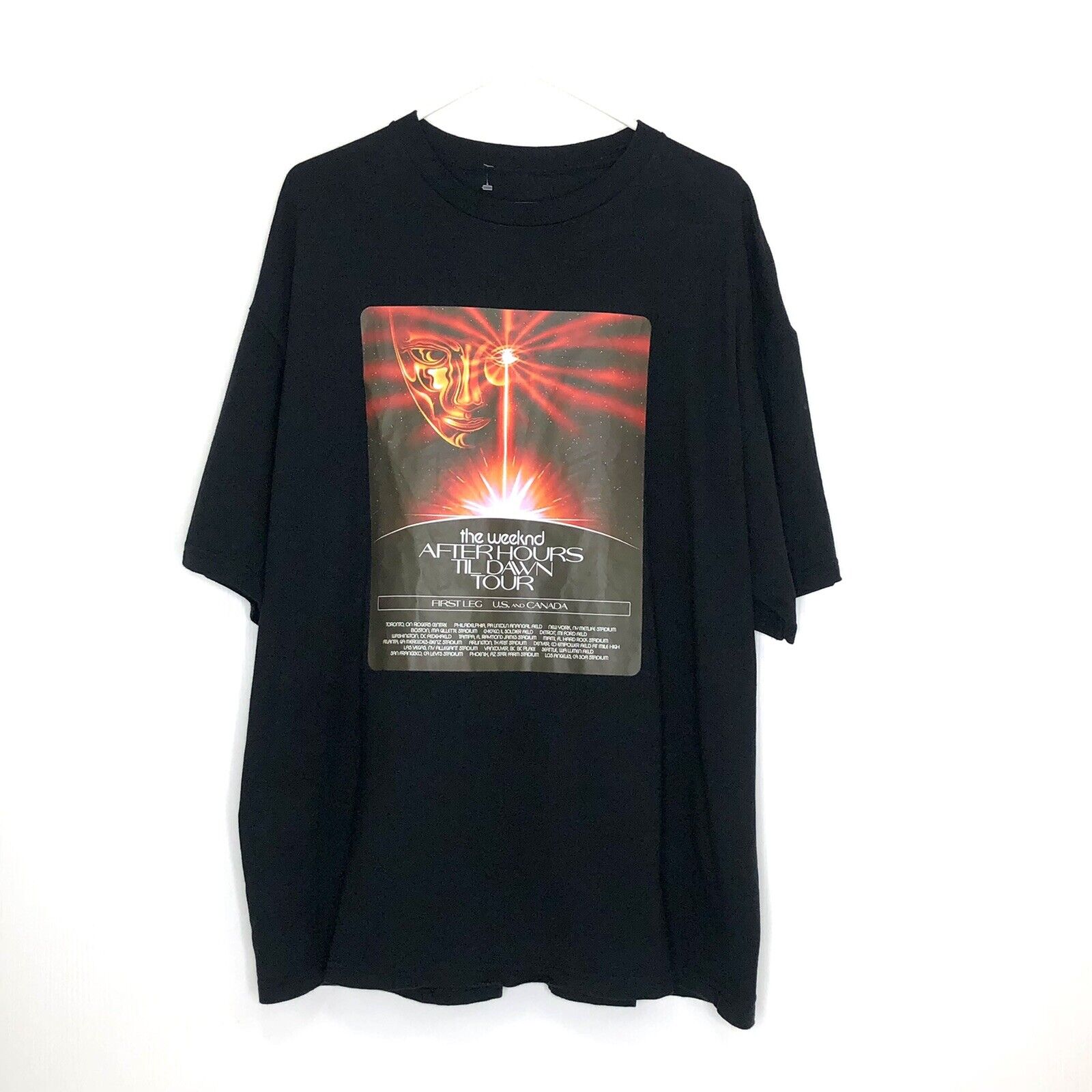 Authentic The Weeknd T Shirt “After Hours Until Dawn Tour”Merch sz