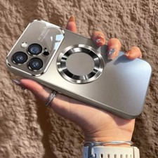 Luxury Magnetic Case for iPhone 16 15 14 13 12 11 Pro Max Plus - Magsafe Compati