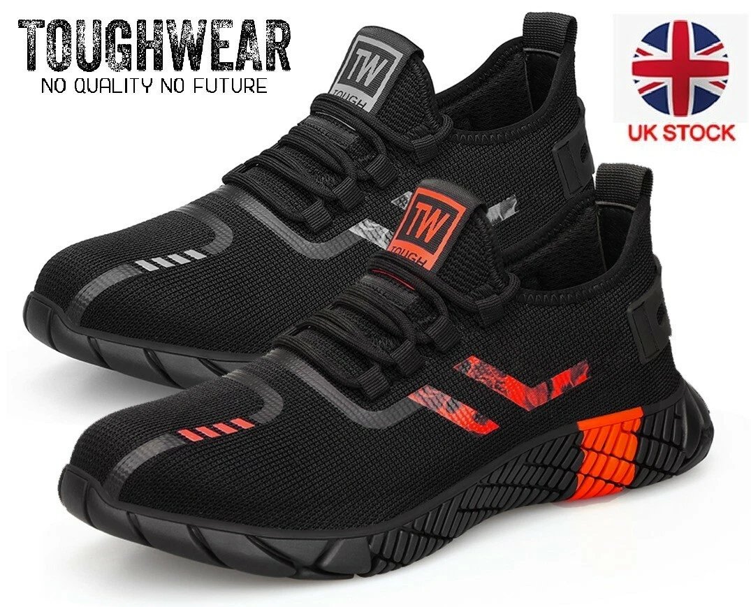 LIGHTWEIGHT MENS WOMENS SAFETY TRAINERS STEEL TOE CAP WORK BOOTS SHOES UK SIZE