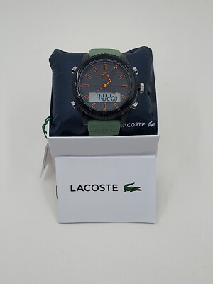 Lacoste Maui 2011077 Analog & Digital Herrenuhr Schwarzes Zifferblatt, Schwarz