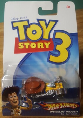 Hot Wheels Disney Toy Story 3 Character Diecast Cars Wheelin Woody