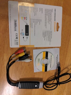 Video&Audio Grabber Capture USB w Installation CD pre-owned