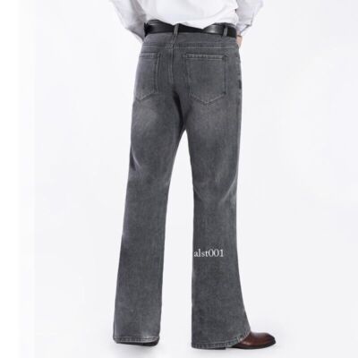Men Bell Bottom Flared Jeans Retro 60s 70s Denim Pants Bootcut