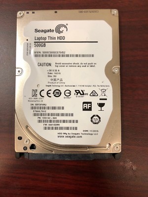 Seagate 1dg142-500 Laptop Thin HDD 500gb 1DG142500 for sale online
