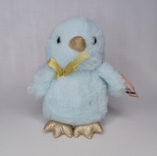 FAO Schwarz Sparklers Baby Chick Plush Stuffed Animal 7 Blue Spring Easter