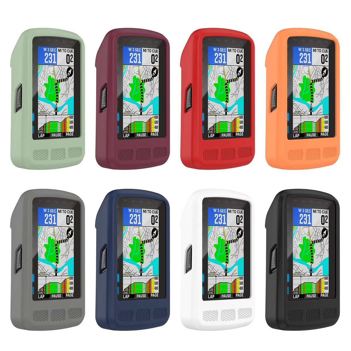 For Wahoo ELEMNT ROAM Silicone Bike Computer Protective