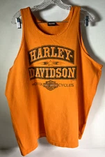 Harley Davidson Quaid Loma Linda, CA HD Motorcycle Sleeveless T-Shirt Men's 2XL