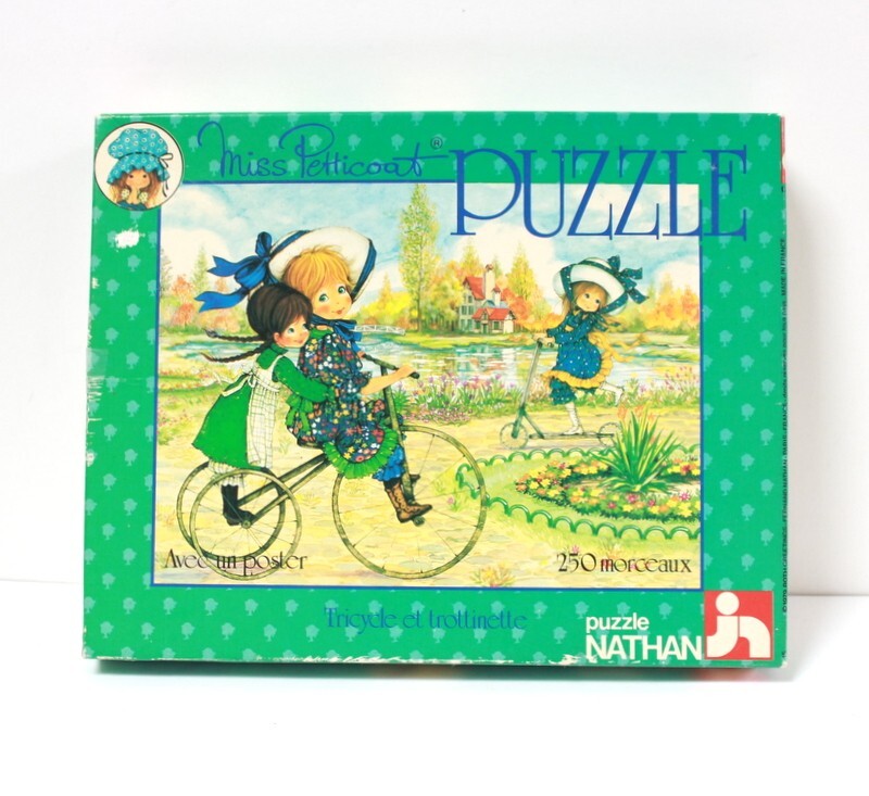 Puzzle Vintage Miss Petticoat 250 Pièces - Roth Greetings/Nathan 1979 - Occasion