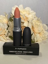 Mac Powder Kiss Lipstick 314 Mull It Over Full Size Matte Dirty Peach 3g For Sale Online Ebay