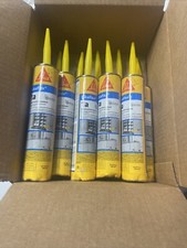 10 Pack Sikaflex 1A Polyurethane Construction Sealant,Aluminum Gray , In Date