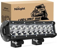 Nilight Led Light Bar 9Inch 54W 3600LM Spot Off Road Lights Super Bright Light