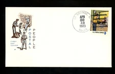 US FDC #1489//1498 / 1489 Farnam 1973 La Grange IL USPS Postal People