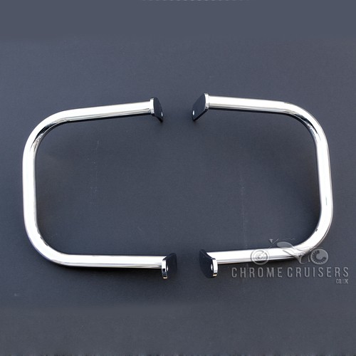PROTECTION SAC DE SELLE ARRIÈRE KAWASAKI VN900 CLASSIC PERSONNALISÉ CHROME PROTECTION ANTICHOC BARRES - Photo 6 sur 8