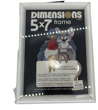 Dimensions Frame 5x7 w/ Mounting Board NIP Embroidery Art Craft