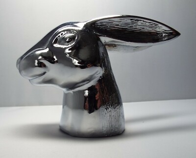 RABBIT / HARE BONNET MASCOT / HOOD ORNAMENT CHROME PLATED | eBay