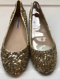 sequin ballet flats
