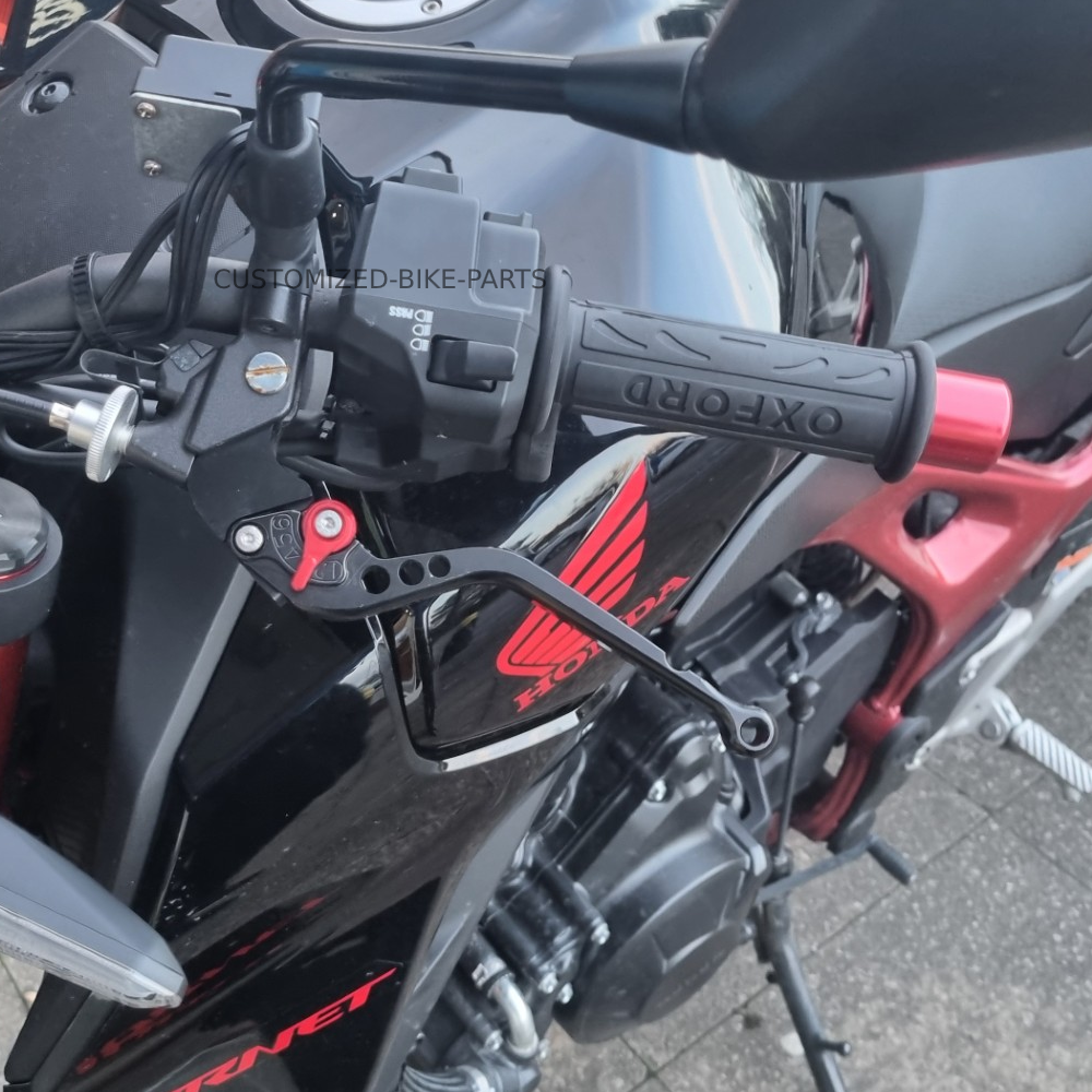 パーツ Hornet 250 Brand New Honda CB750 Hornet 2023-2025 | Long Clutch Brake Lever Set - Black