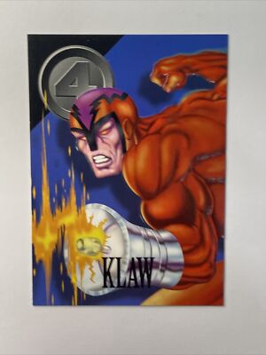1996 Marvel Vision Fleer SkyBox Embossed  Klaw #62