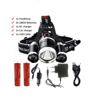 Brand New CREE XM-L T6 LED Useful Headlamp Outdoor Lights Torch