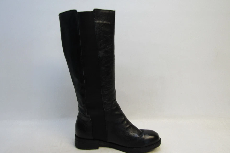 Botas Kenneth Cole Reaction para mujer talla 8 M de cuero negro hasta la rodilla de moda Foto 4 de 4