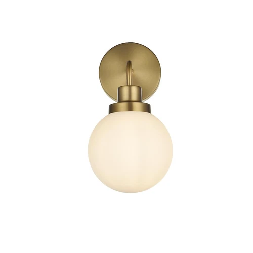 Living District Hanson 1Lt 6" Wall Sconce, Gold/Opal White - LD7030W8SG - Picture 1 of 1
