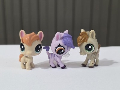 MINI MOIRA COLTON HORSE 3- 24 Littlest Pet Shop - Hasbro LPS Lot Pony