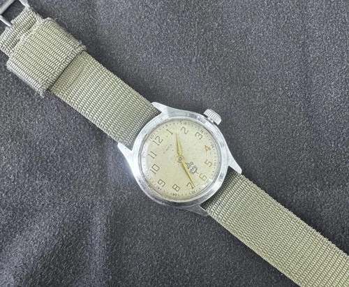 Vintage 1950s Boy Scouts Timex Manual Wind Watch - Running