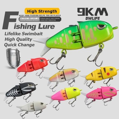 VIB Fishing Lure Swimbait Mini Glide Bait with 3D Eye ABS for Bass Trout Fishing