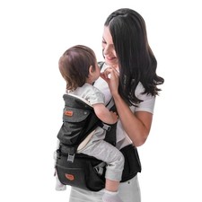 3 in 1 Ergonomic Baby Carrier with Hip Seat for Newborns and Toddlers, Suppor...
