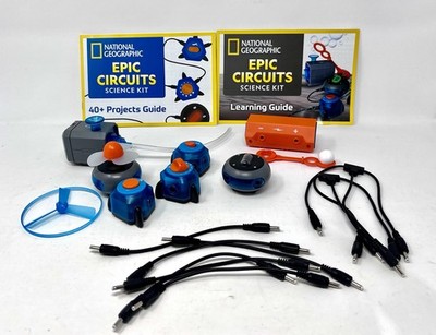 National Geographic Epic Circuits Stem Science Kit Extra Pieces Incomplete