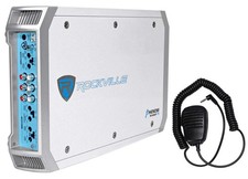 Rockville RXM-F3 1600W Peak/260W RMS 4-Channel Class A/B Marine Amplifier with P