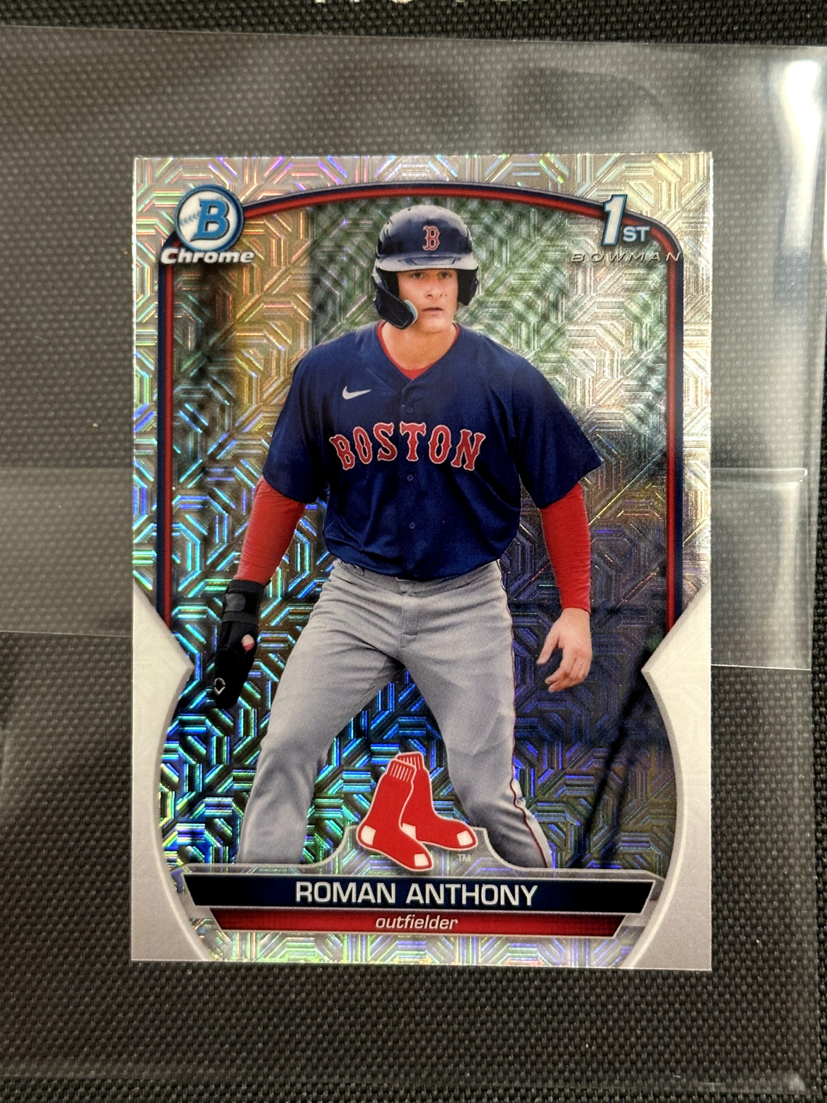 2023 Bowman - Chrome Prospects Roman Anthony #BCP-71 Mojo Refractor (RC)